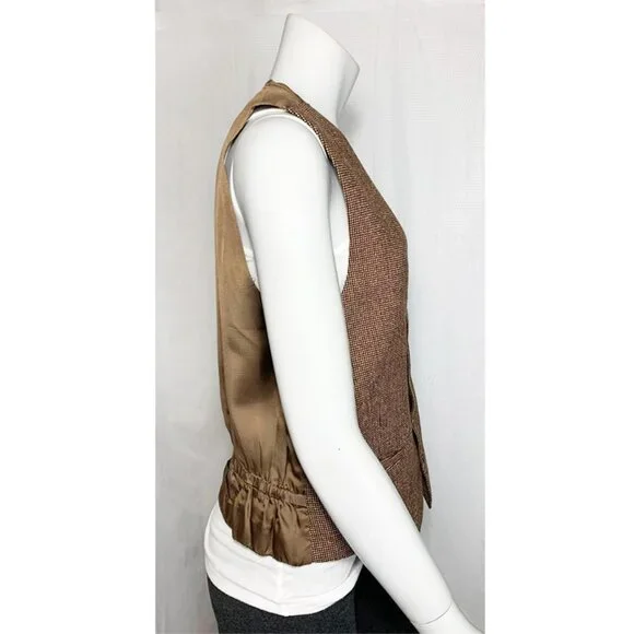 VINTAGE Saks Fifth Avenue Wool Vest - Picture 2 of 7